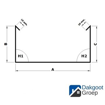 Zinken verholen goot type D